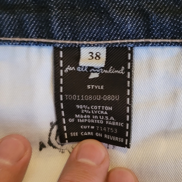 7 For All Mankind Size 38 - Picture 7 of 7